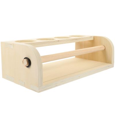 Wooden Easel with Paper Roll for Children, Pen Holder