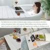 WORDFUN Folding Bathtub Cover, Waterproof PVC, 0.6 cm Thick, 85 x 66 cm view 3