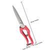 Artibetter 2-Pc. Manual Sheep Shears, Carbon Steel, 24 cm, Orange view 2