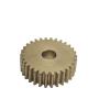 ELILANEY Brass Spur Gear, Module 0.6, 78 Teeth, 48 mm Diameter, 5 mm Thick, 3.17 mm Bore view 1