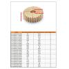 ELILANEY Brass Spur Gear, Module 0.6, 78 Teeth, 48 mm Diameter, 5 mm Thick, 3.17 mm Bore view 2