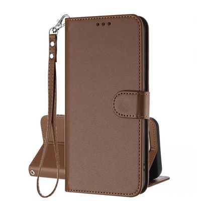 Viewtogo Leather Flip Wallet Case for Samsung Galaxy Note 10 Plus, Brown