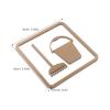 Healifty 2-Piece Gold Acrylic Cleaning Sign, 10 x 10 cm, for Offices and Shared Areas view 2