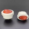 5-Piece TH1 T85 Illuminated Boat-Type Rocker Switch, 3-Pin, 15A, Oval view 3