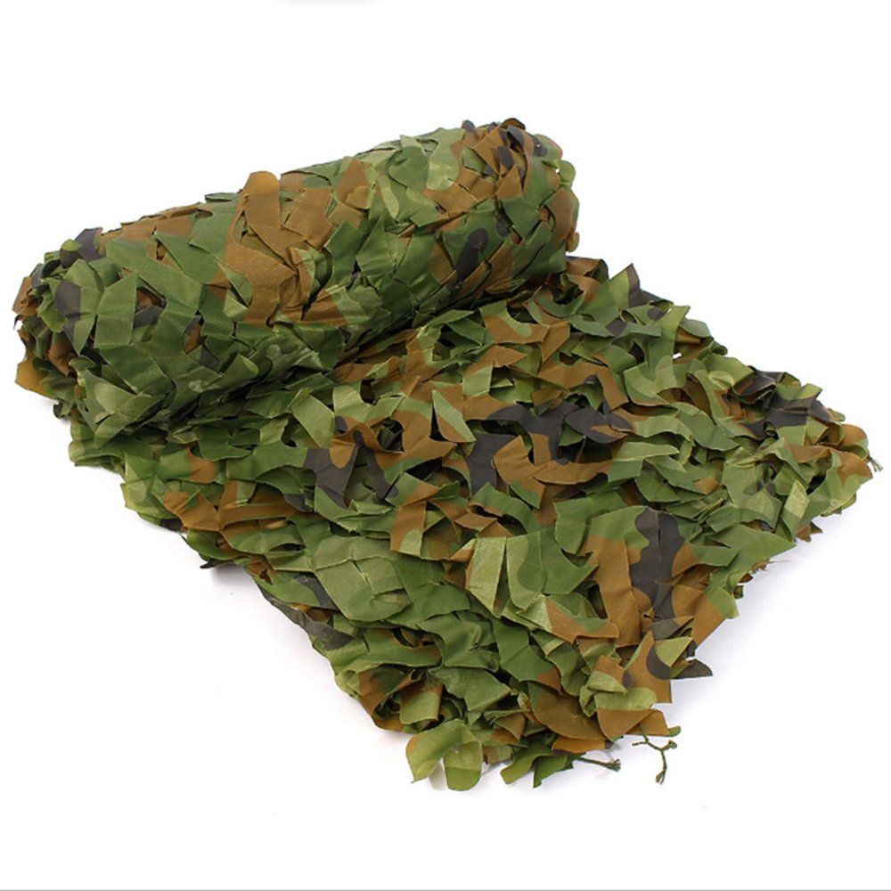 Camouflage Net, Military-Style Camouflage Net for Decoration, Hunting, Camping, Shooting, Car Covers and Sun Protection, 1.5x2 m to 13x15 m