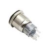 1-Piece 19 mm Metal Push-Button Switch, Waterproof, Latching, Ring LED, Yellow, 12V view 4