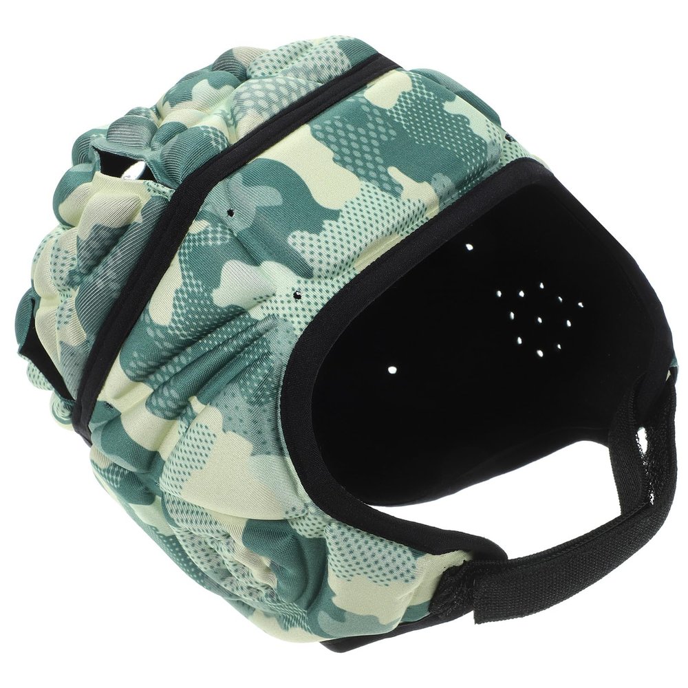 Ciieeo Adjustable Youth Rugby Headguard with Breathable Ventilation and Chin Strap