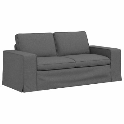 vidaXL Sofa Dark Gray 182 x 80 x 82 cm Fabric
