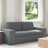 vidaXL Sofa Dark Gray 182 x 80 x 82 cm Fabric view 2