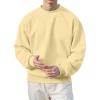 Duohropke Men's Oversized Crew-Neck Sweatshirt, Faux Two-Piece Long-Sleeve Sweater, Hoodless Vintage Pullover view 1