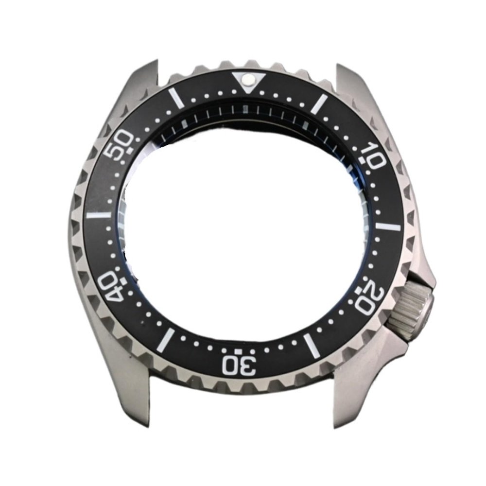Gladiaond 1-Pc. 42 mm Matte Watch Case with Sapphire Crystal, Waterproof, Compatible with NH35, NH34 and NH36 Movements, 28.5 mm Dial