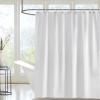 UUDIHO Weier Waterproof Fabric Shower Curtain, Solid Color, Washable, 85 x 200 cm view 1