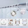 UUDIHO Weier Waterproof Fabric Shower Curtain, Solid Color, Washable, 85 x 200 cm view 3