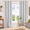 CHBIN Blackout Curtain 70 x 210 cm, White, Thermal and Sound-Reducing, 1-Piece view 2