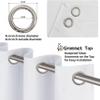 CHBIN Blackout Curtain 70 x 210 cm, White, Thermal and Sound-Reducing, 1-Piece view 4