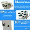 LQQYJSM Medical Examination Light with 5-Hole Mount, Shadow-Free Light, Stepless Dimming, 360° Rotating Medical Light for Dental Chairs view 2