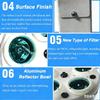 LQQYJSM Medical Examination Light with 5-Hole Mount, Shadow-Free Light, Stepless Dimming, 360° Rotating Medical Light for Dental Chairs view 3