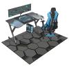 Fzamudng Office Chair Floor Mat for Carpet and Hard Floors, 70 x 90 cm view 1