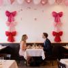 Valentine's Day Wall Bow Decor, 6 Pieces, Reusable view 2