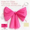 Valentine's Day Wall Bow Decor, 6 Pieces, Reusable view 4