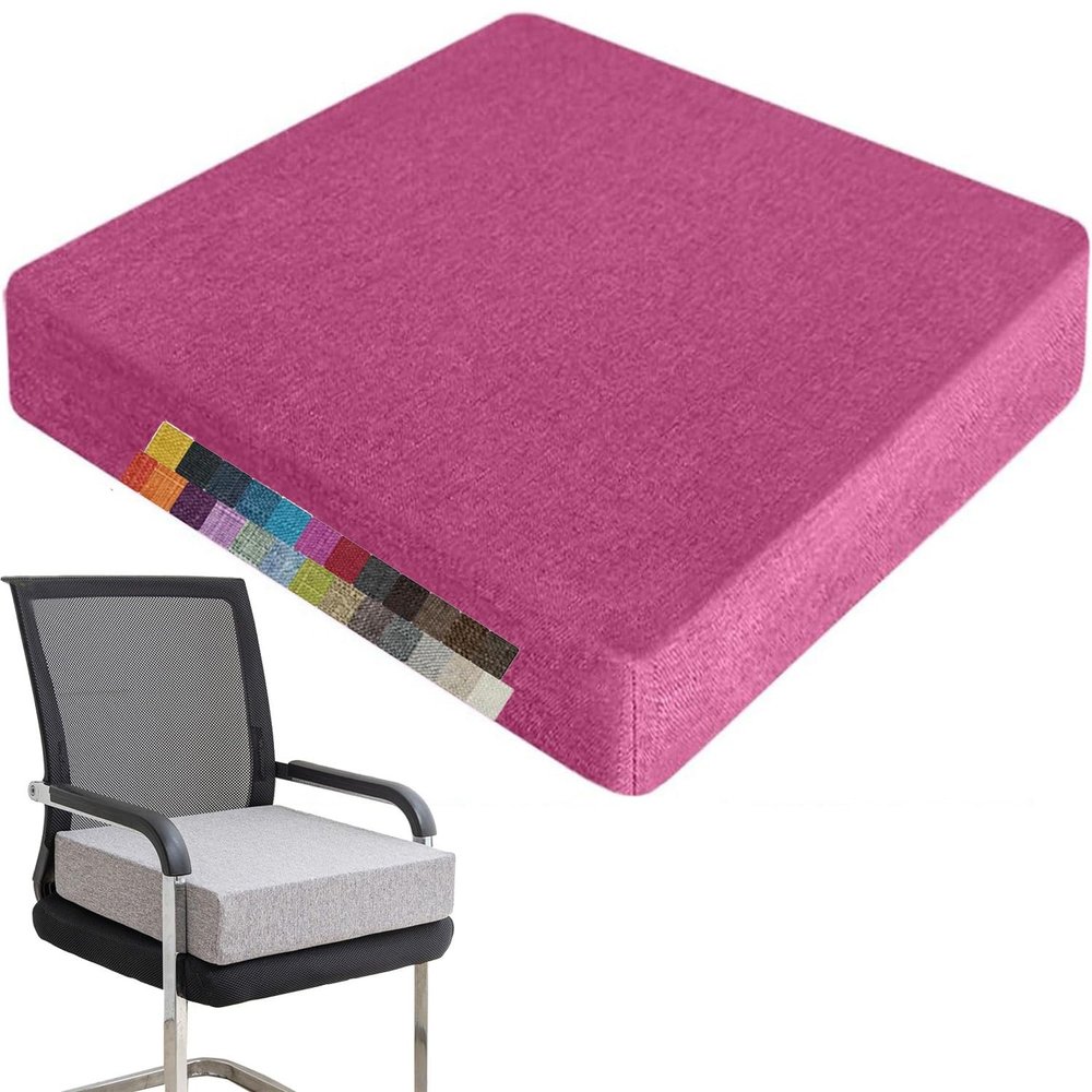 AIOLOVEMSR Chair Seat Cushion 30 x 30 x 15 cm, Indoor & Outdoor, Washable, Zippered, Non-Slip