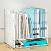Black Metal Desktop File Organizer Rack view 2