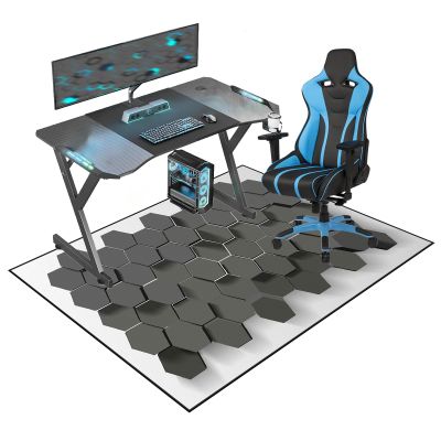 Fzamudng Floor Protection Mat for Office and Gaming Chairs, 90 x 160 cm
