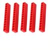 LVYXON Bit Holders, 12 Holes, 1/4-Inch Hex Shank, Red Plastic Organizer, 5-Pack view 1
