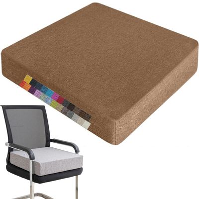 AIOLOVEMSR Adult Car Seat Booster Cushion 30 x 30 x 3 cm, Washable, Zippered, Non-Slip Cushion for Indoor and Outdoor Use