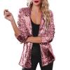 Women's Long-Sleeve Sequin Blazer view 1