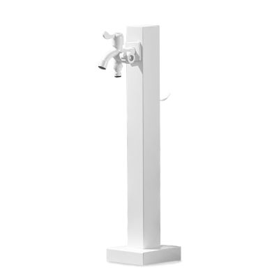 Frost-Resistant Stainless Steel Outdoor Faucet with Two Outlets