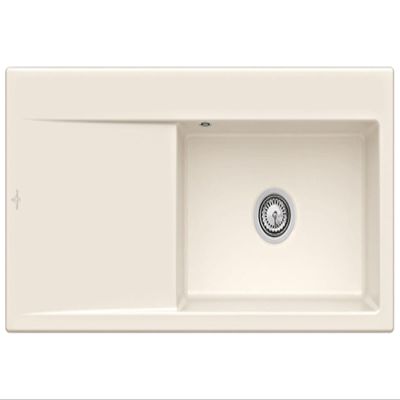 Villeroy & Boch Subway Style 60 Ceramic Sink, Crema
