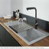 Villeroy & Boch Subway Style 60 Ceramic Sink, Crema view 3