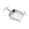 VALICLUD Large Flat Iron Scoop, Multi-Purpose Metal Kitchen Scoop view 2