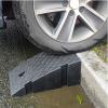 Roadside Plastic Ramp, Triangular Buffer Pad, Snap-Fit Design, Black, 9.84 × 15.75 × 6.3 in view 3