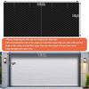 Magnetic Thermal Garage Door Curtain with Magnetic Closure, Gray, W229 x H259 cm view 2