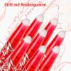 RUCUDIM Erasable Gel Pens, 6 Red Pens with 6 Refills, 0.5 mm Fine Tip view 4