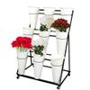 Heavy-Duty Metal Flower Display Stand with Bucket view 3