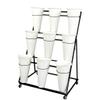 Heavy-Duty Metal Flower Display Stand with Bucket view 4