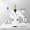 SKDFHOD 2-Pack Wine Bottle Covers, Doctor and Nurse White Coat Design view 3
