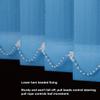 Custom-Size Vertical Blinds Complete Set, Light-Filtering, Blue (W230 × 100 cm) view 2