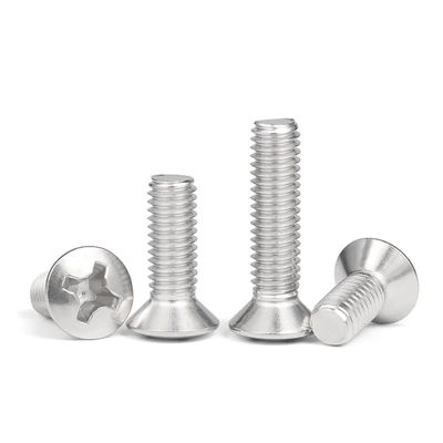 2/50 Pcs M2–M10 GB820 DIN966 304 Stainless Steel Phillips Oval Raised Countersunk Screws (18 mm, 10 Pcs M5)