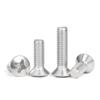 2/50 Pcs M2–M10 GB820 DIN966 304 Stainless Steel Phillips Oval Raised Countersunk Screws (18 mm, 10 Pcs M5) view 1