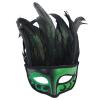 Generic 2026 Carnival Faux Feather Masquerade Party Novelty for Boys and Girls, Green, One Size view 1