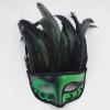 Generic 2026 Carnival Faux Feather Masquerade Party Novelty for Boys and Girls, Green, One Size view 2