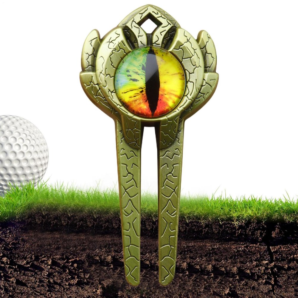 3D Alloy Golf Divot Repair Tool