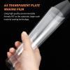 20 Transparent PET A4 Inkjet Printer Films view 3