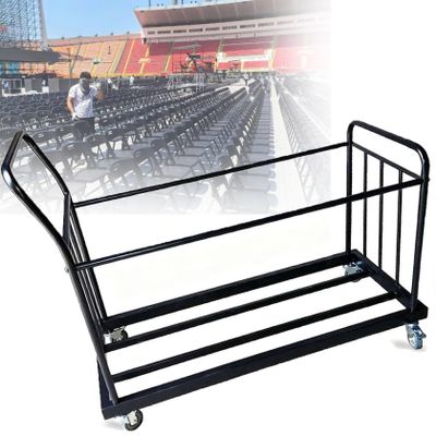 Heavy-Duty Folding Chair Cart with Casters