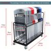 Heavy-Duty Folding Chair Cart with Casters view 2