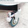 Heavy-Duty Folding Chair Cart with Casters view 3